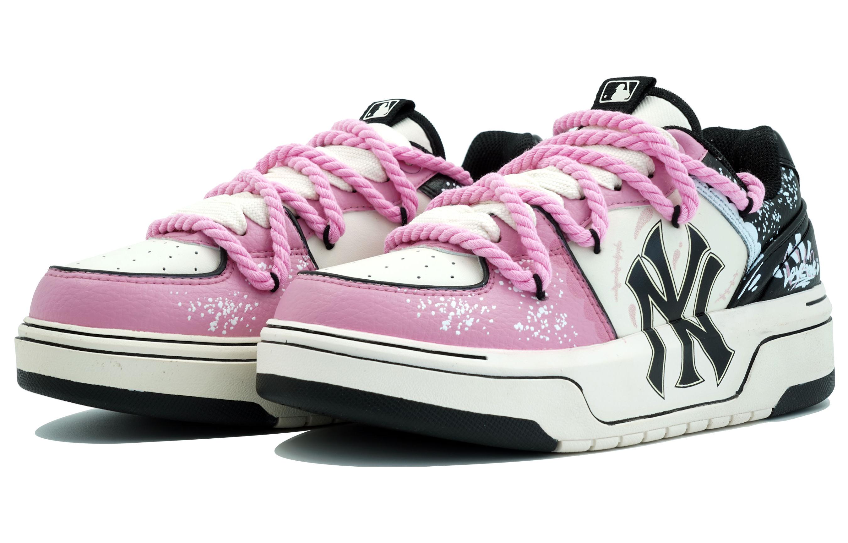 [Custom Shoes] MLB Yankee 'Black White Pink Charm' 圖 3