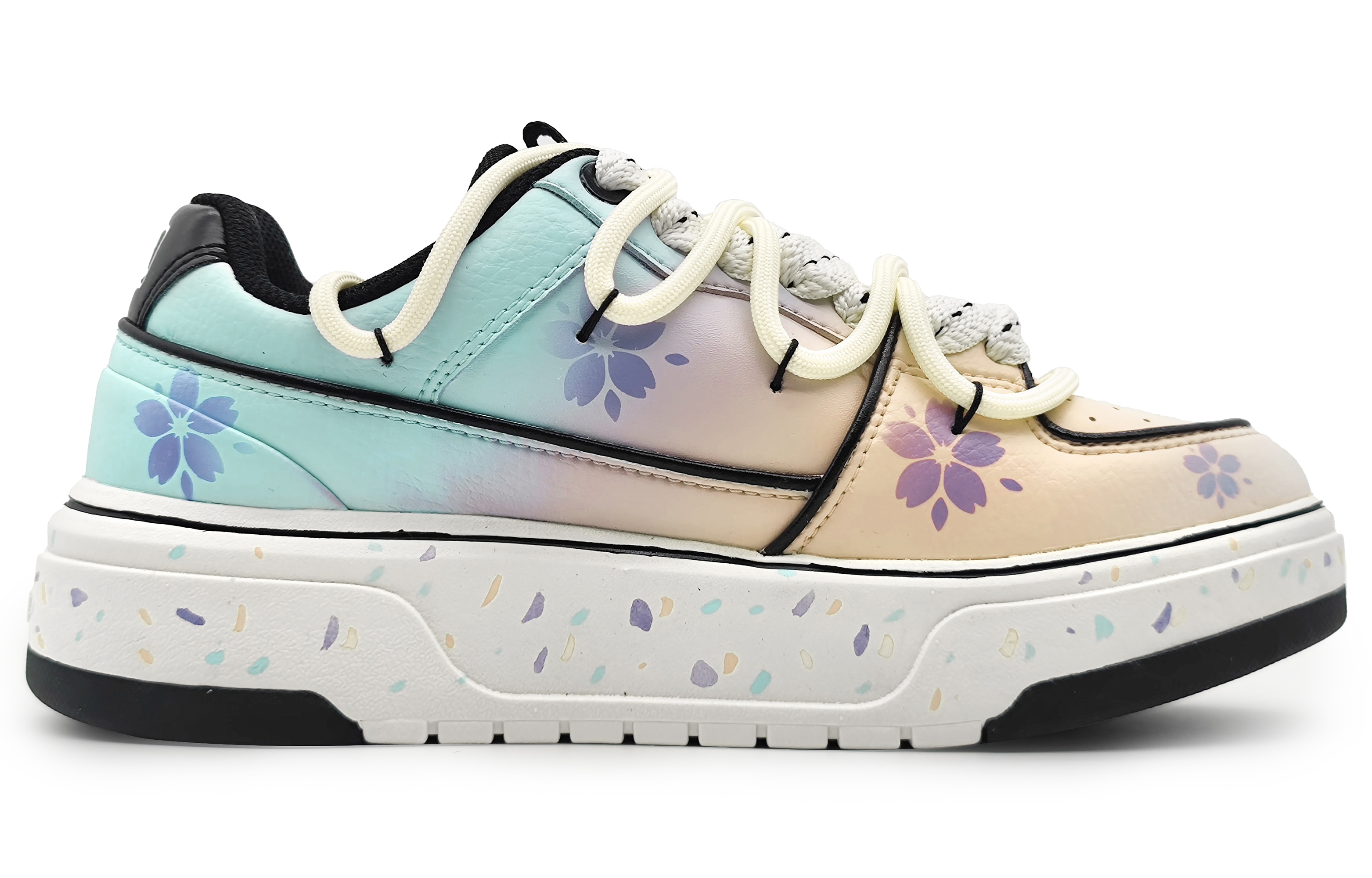 Order [Custom Shoes] MLB Yankees 'Cherry Blossom Gradient Yellow-Green'