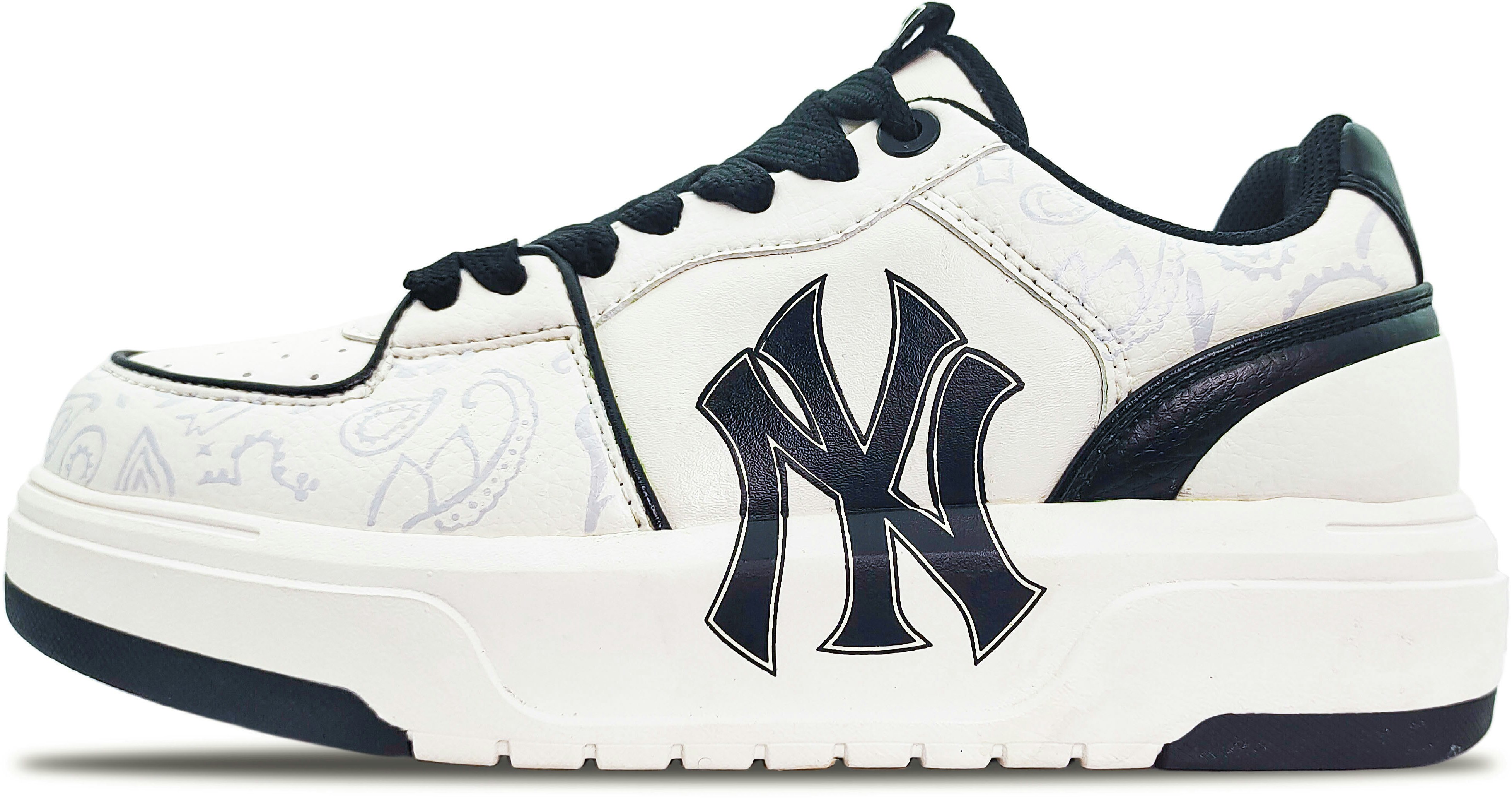 custom-shoes-mlb-yankees-low-black-paisley-white
