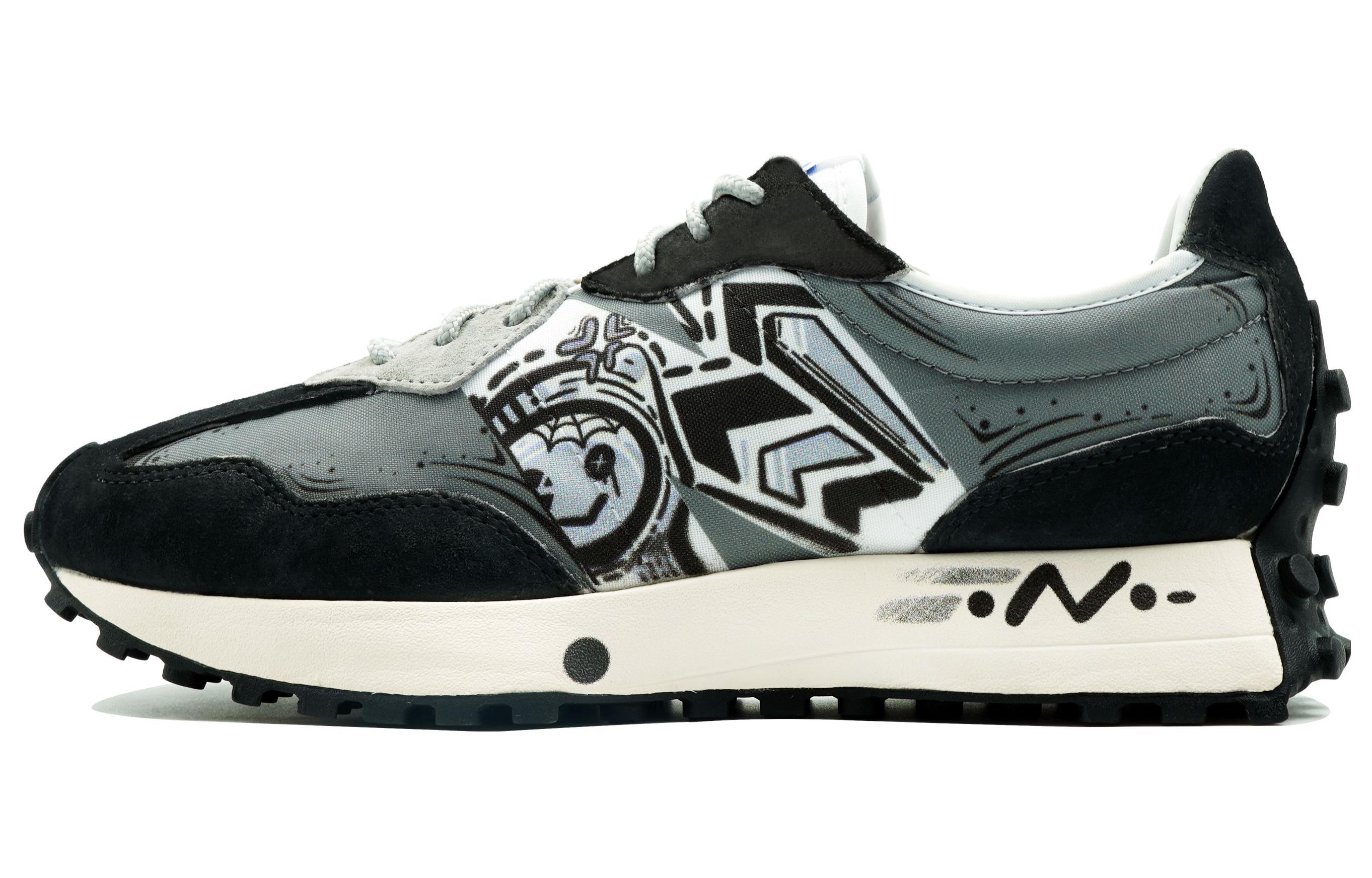[Custom Shoes] New Balance 327 'Angry Graffiti White-Grey'