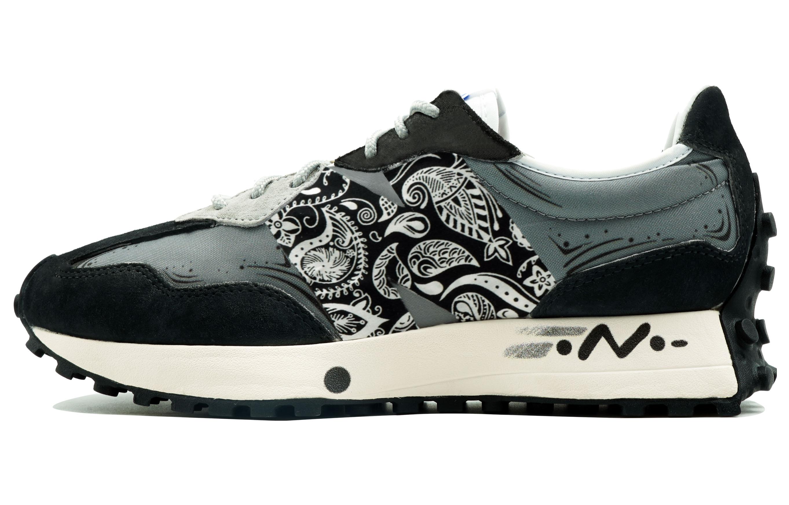 [Custom Shoes] New Balance 327 'Resurrection Paisley Grey-Black'