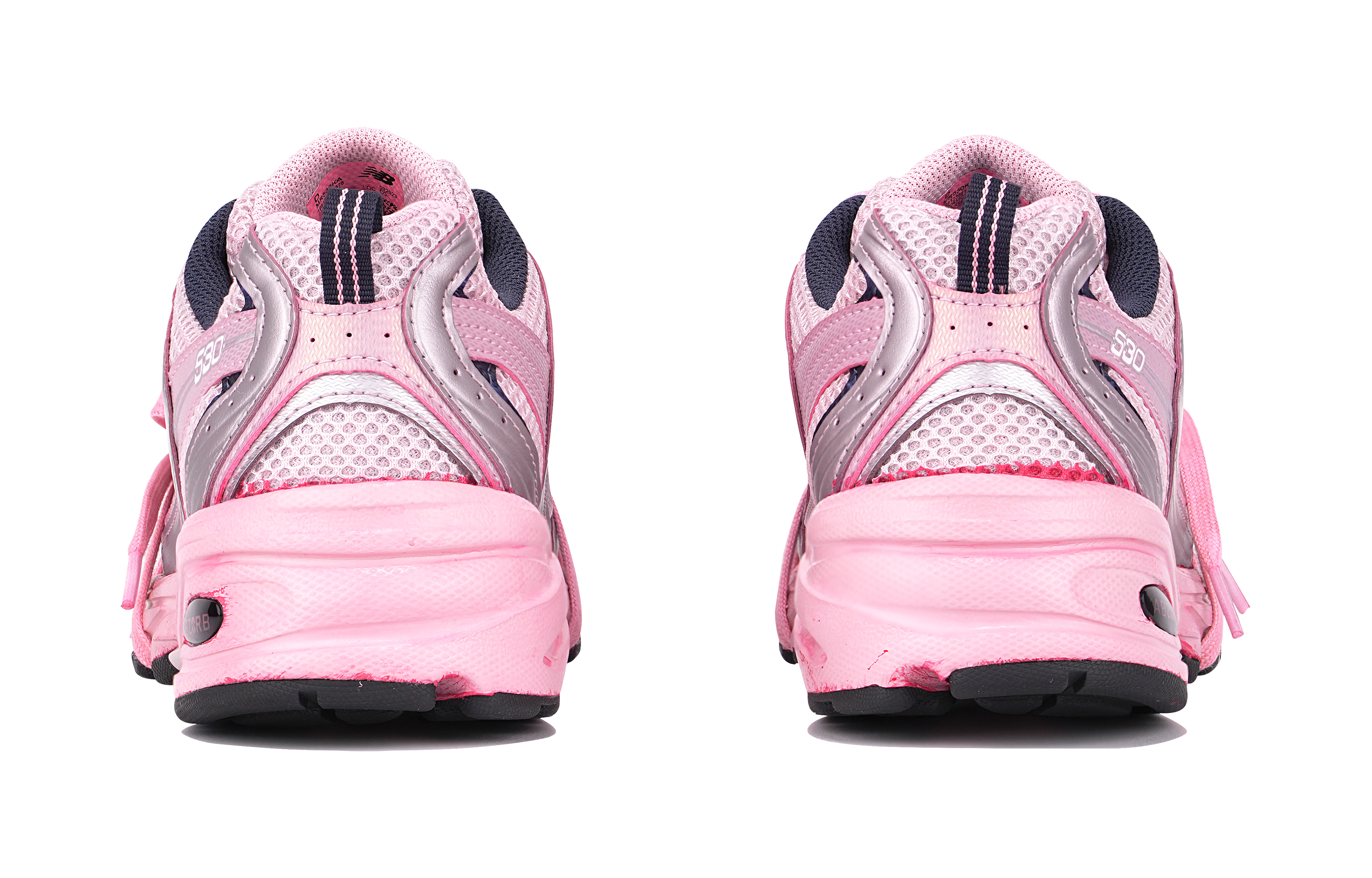 Purchase [Custom Shoes] New Balance 530 ''Barbie Spice'' Damen Sneakers MR530KA(TeamTen-530粉灰银S-BOX)
