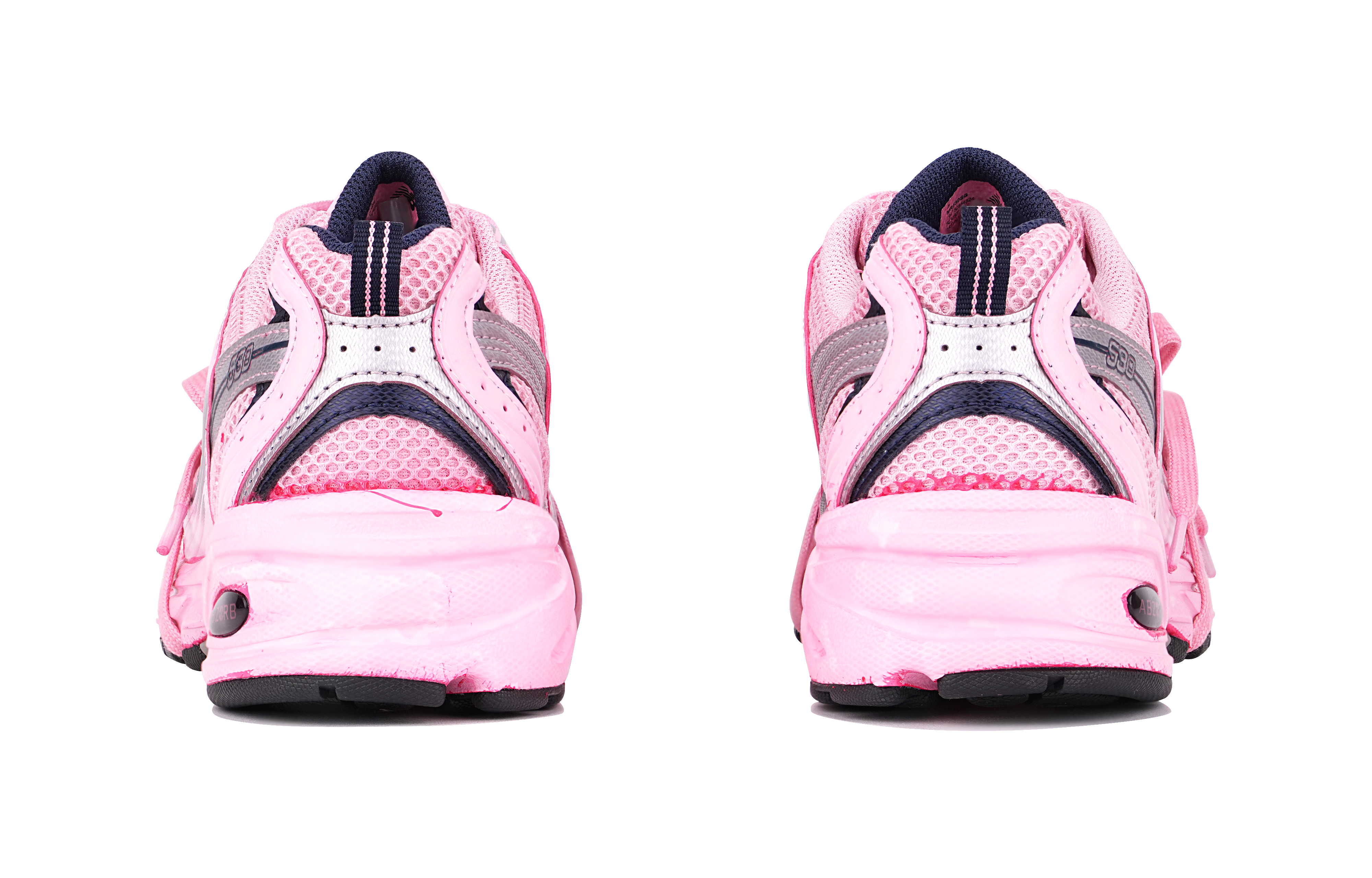Purchase [Custom Sneakers] New Balance 530 ''Barbie Splash-Dyed'' MR530SG(TeamTen-530粉白银S-BOX)