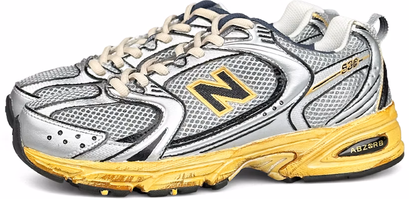 【定製球鞋】 New Balance NB 530 火星灰塵 做舊 復古 廢土風 耐磨防滑 低幫 跑步鞋 男女同款 銀色 黃棕色 Lookbook 【定製球鞋】 New Balance NB 530 火星灰塵 做舊 復古 廢土風 耐磨防滑 低幫 跑步鞋 男女同款 銀色 黃棕色