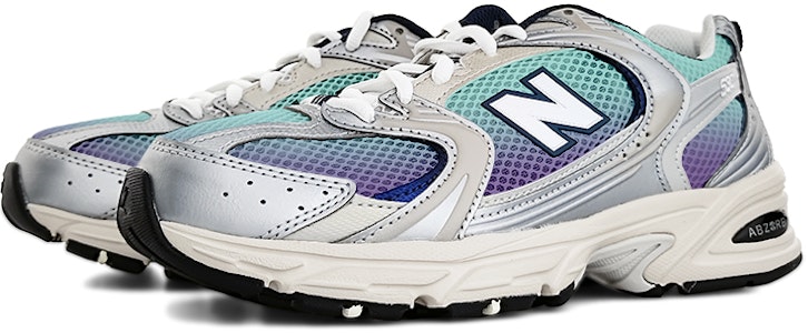 【定制球鞋】New Balance NB 530 萊茵水母 漸變 清新 復古 耐磨防滑 低幫 跑步鞋 男女同款 灰紫 Lookbook 【定制球鞋】New Balance NB 530 萊茵水母 漸變 清新 復古 耐磨防滑 低幫 跑步鞋 男女同款 灰紫