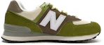 Order 【定制球鞋】New Balance NB 574 復古百搭 氣泡水母 綠野之際 耐磨輕便透氣防滑 低幫 跑步鞋 男女同款 綠白色