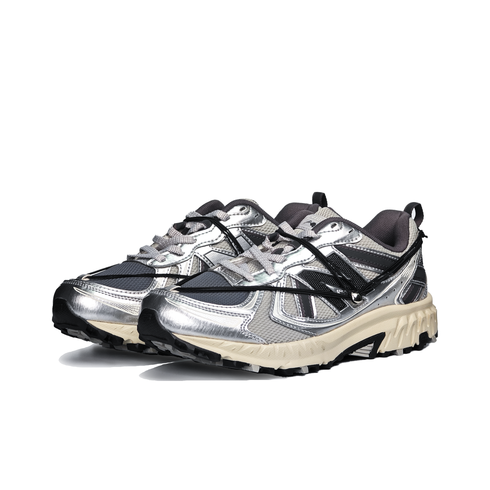 Lookbook 【定制鞋款】New Balance 新退休福利 NB 410‘Y2K黑灰银’ MT410KR5(Team133-银色战姬）