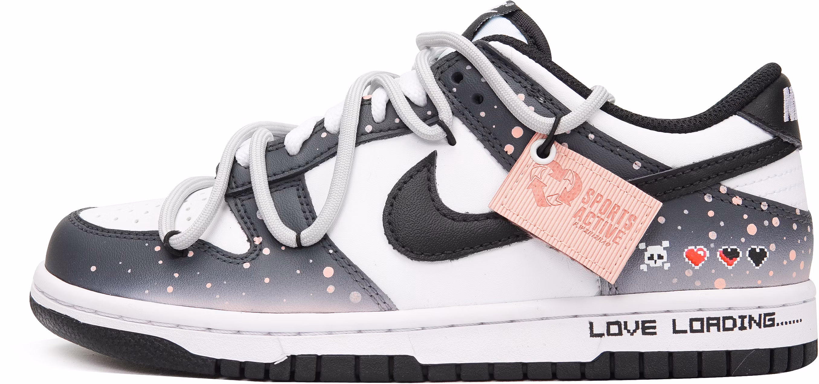 custom-shoes-nike-3-lab-x-dunk-low-hot-summer-black-white-pink