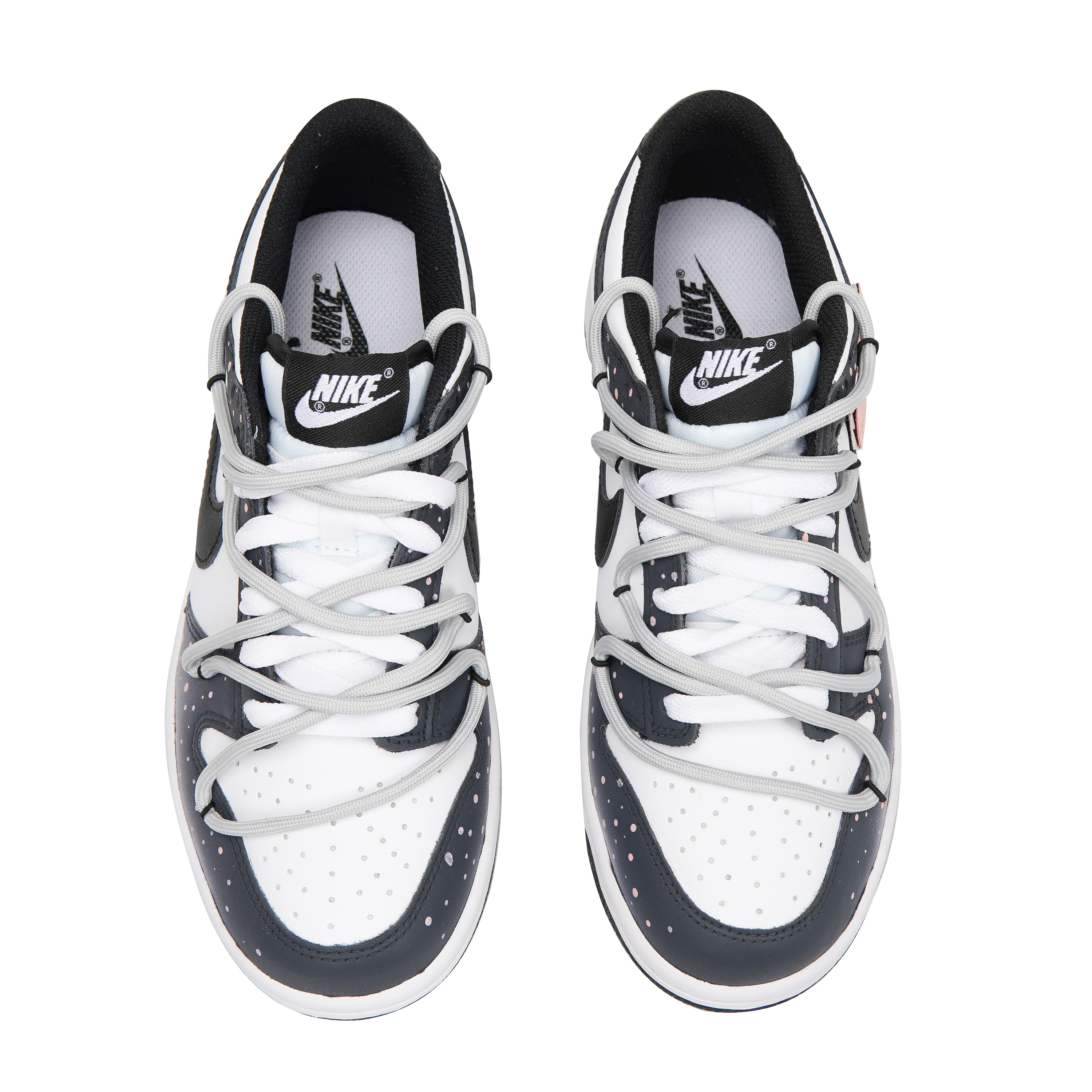 Shop [定制鞋] Nike 3Lab x Dunk Low '炽夏黑白粉' CW1590-100(Teamp-热浪汽水S-BOX）