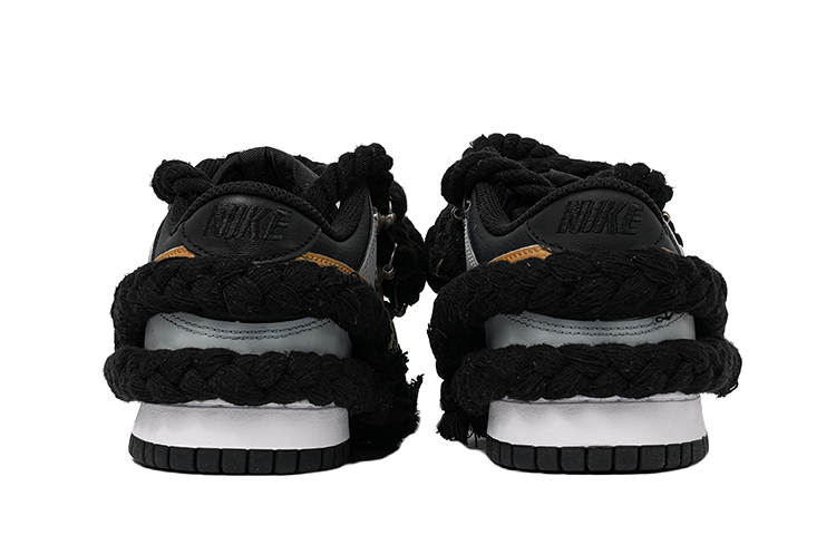 Purchase [カスタムシューズ] Nike 希有人种潮玩 x Dunk Low Retro 'ブラックゴールドコントラクト' DJ6188-002(TeamM-男款黑色契约联名)