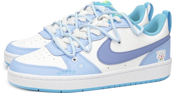 Zapatillas Nike x Court Borough Low 'Azul Hortensia Oso' - Laboratorio BQ5448-122(Teamp-捧花小熊S-BOX) Lookbook Zapatillas Nike x Court Borough Low 'Azul Hortensia Oso' - Laboratorio BQ5448-122(Teamp-捧花小熊S-BOX)