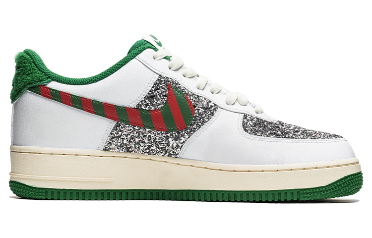 Order 나이키 에어포스 1 로우 '그린 크리스마스' (야학제조 커스텀) DO5220-131(TeamB-男款绿圣诞M-BOX)