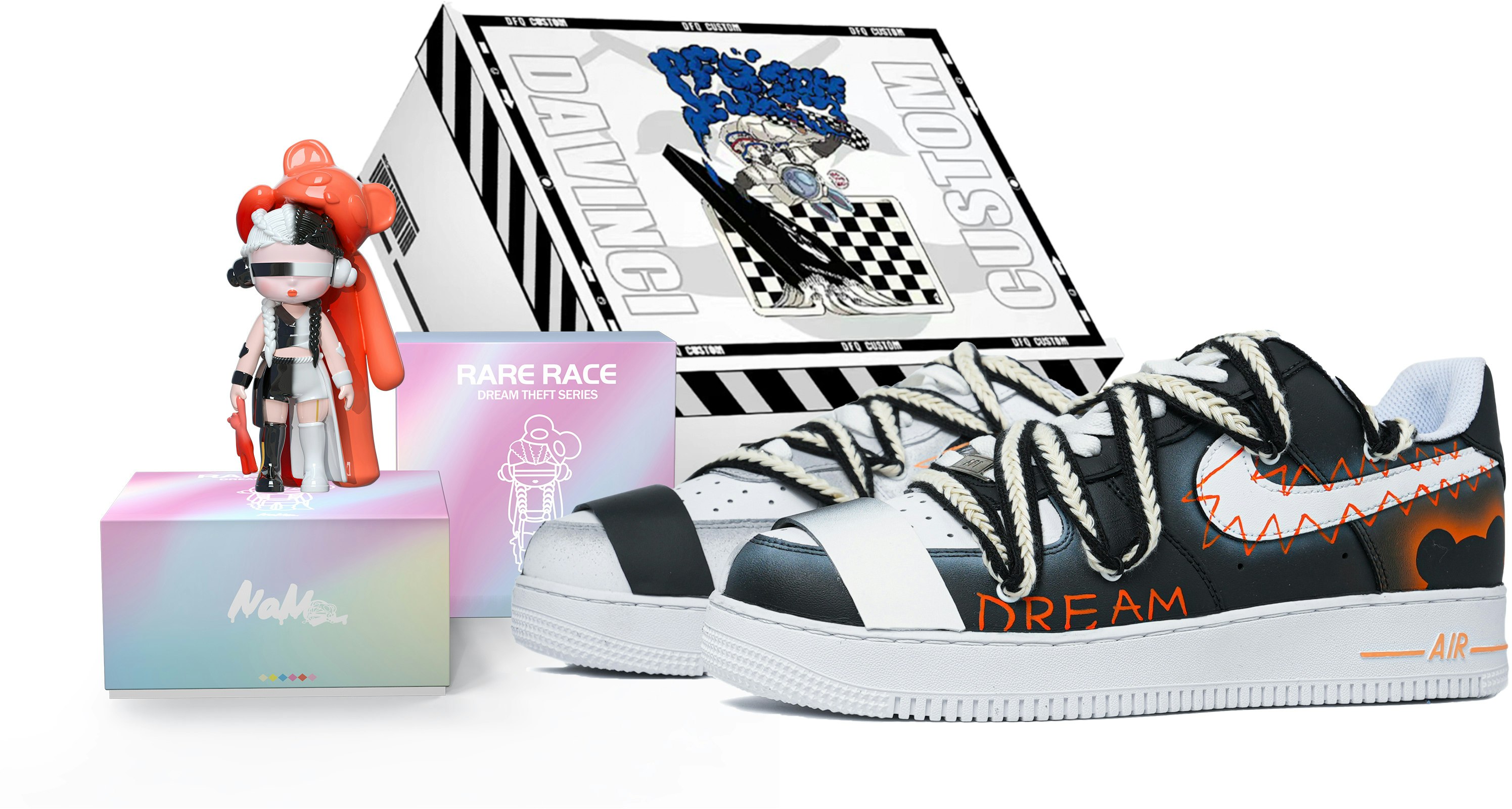 custom-shoes-nike-x-air-force-1-low-heart-witch-dark-bear-black-white-orange