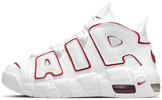 【定製球鞋】 Nike Air More Uptempo 野鶴製造 情人節禮物 草莓冰淇淋 中幫 復古籃球鞋 GS 白粉 Details for 【定製球鞋】 Nike Air More Uptempo 野鶴製造 情人節禮物 草莓冰淇淋 中幫 復古籃球鞋 GS 白粉