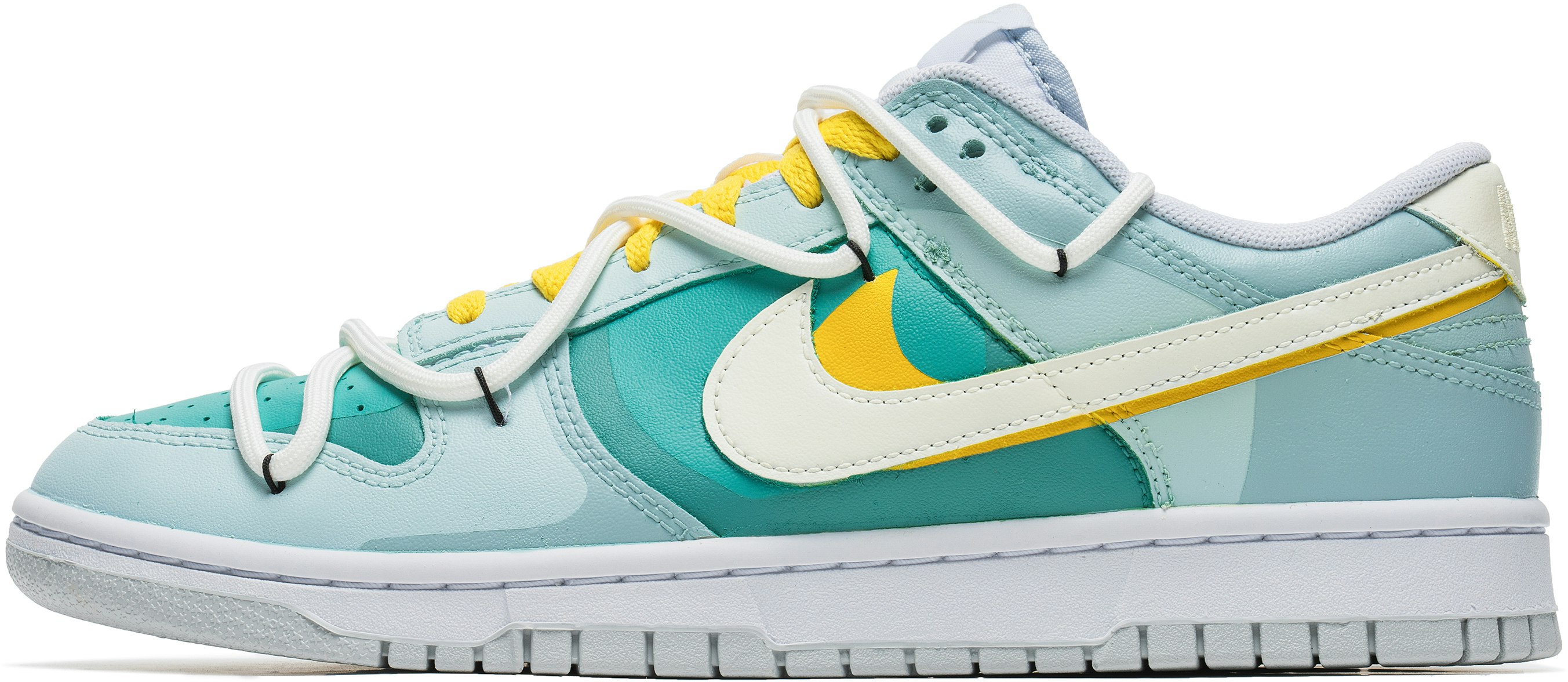 custom-shoes-nike-x-dunk-low-camo-deconstructed-blue-green