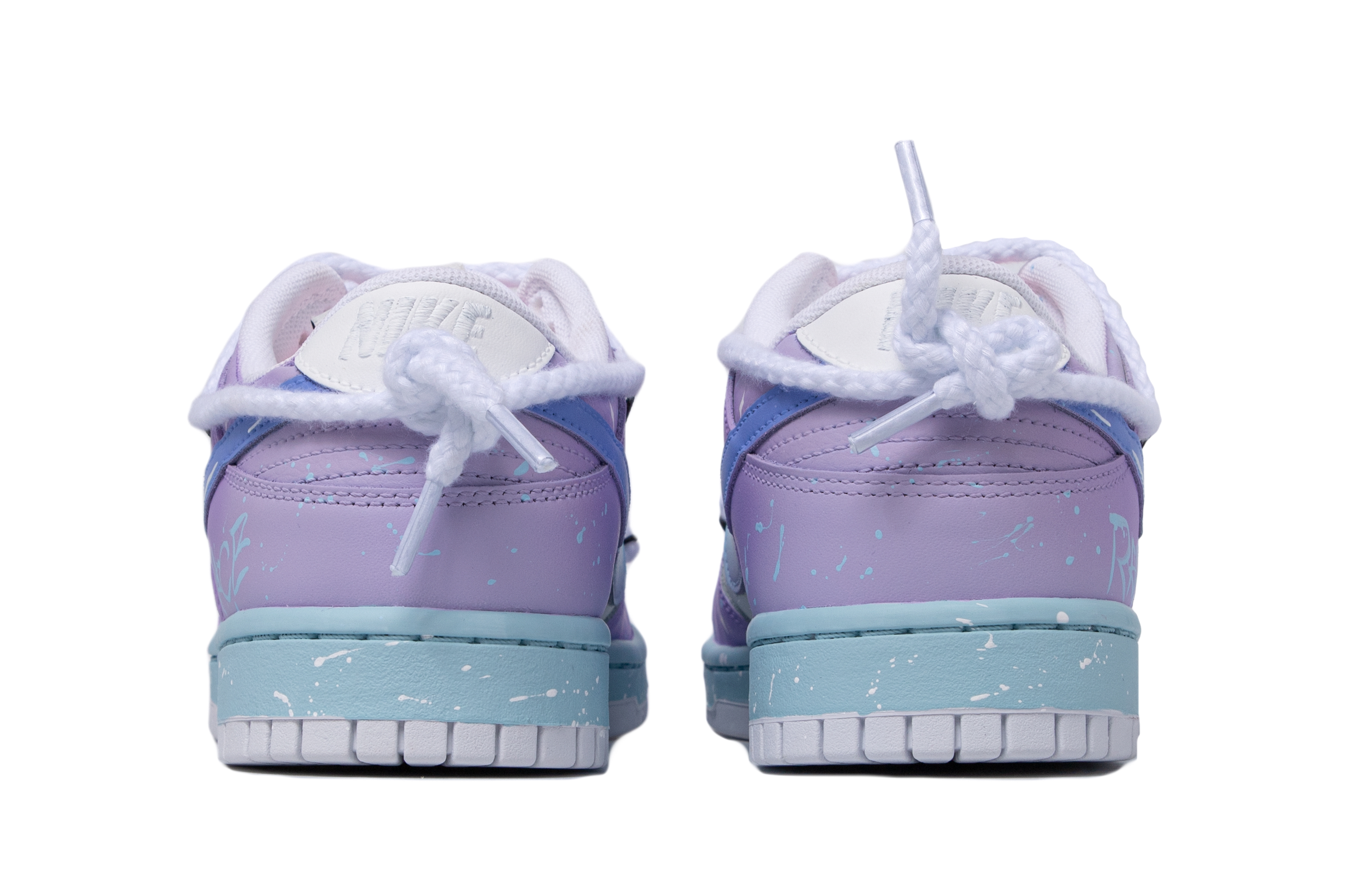 Purchase 【客製化球鞋】Nike Dunk Low 希有人種NANA潮玩聯名客製化 羅蘭之戀 珠光 低筒 板鞋 男款 紫白色