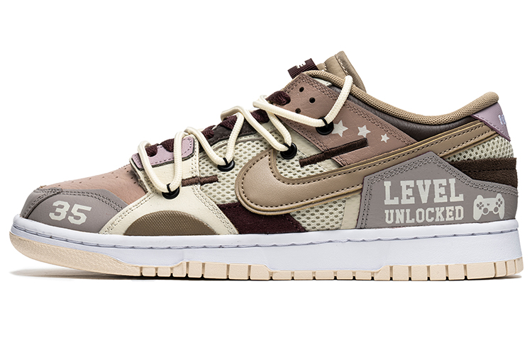 Buy [Zapatos Personalizados] Nike 野鹤制造 x Dunk Low Scrap 'Graffiti Batido' DH7450-100(TeamB-男款电玩奶昔A-BOX)