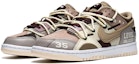 Lookbook 【定制球鞋】Nike Dunk Low Scrap 野鶴製造 拼接怪物 遊戲電競主題 按鍵 塗鴉 休閒 低幫 板鞋 男款 奶昔色