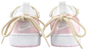 【客製化球鞋】Nike Court Borough 2 是在玩鞋 x 元氣食堂 屁屁桃 解構 低筒 板鞋 GS 白粉 Purchase 【客製化球鞋】Nike Court Borough 2 是在玩鞋 x 元氣食堂 屁屁桃 解構 低筒 板鞋 GS 白粉