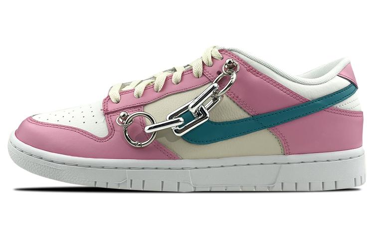 Buy [Kasut Custom] Nike X Dunk Low 'Saint Seiya Andromeda Shun Merah Jambu Hijau' DJ6188-101(Team叁-男款圣斗士星矢)