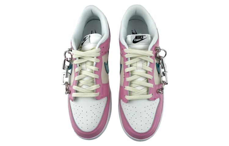 Shop [Kasut Custom] Nike X Dunk Low 'Saint Seiya Andromeda Shun Merah Jambu Hijau' DJ6188-101(Team叁-男款圣斗士星矢)