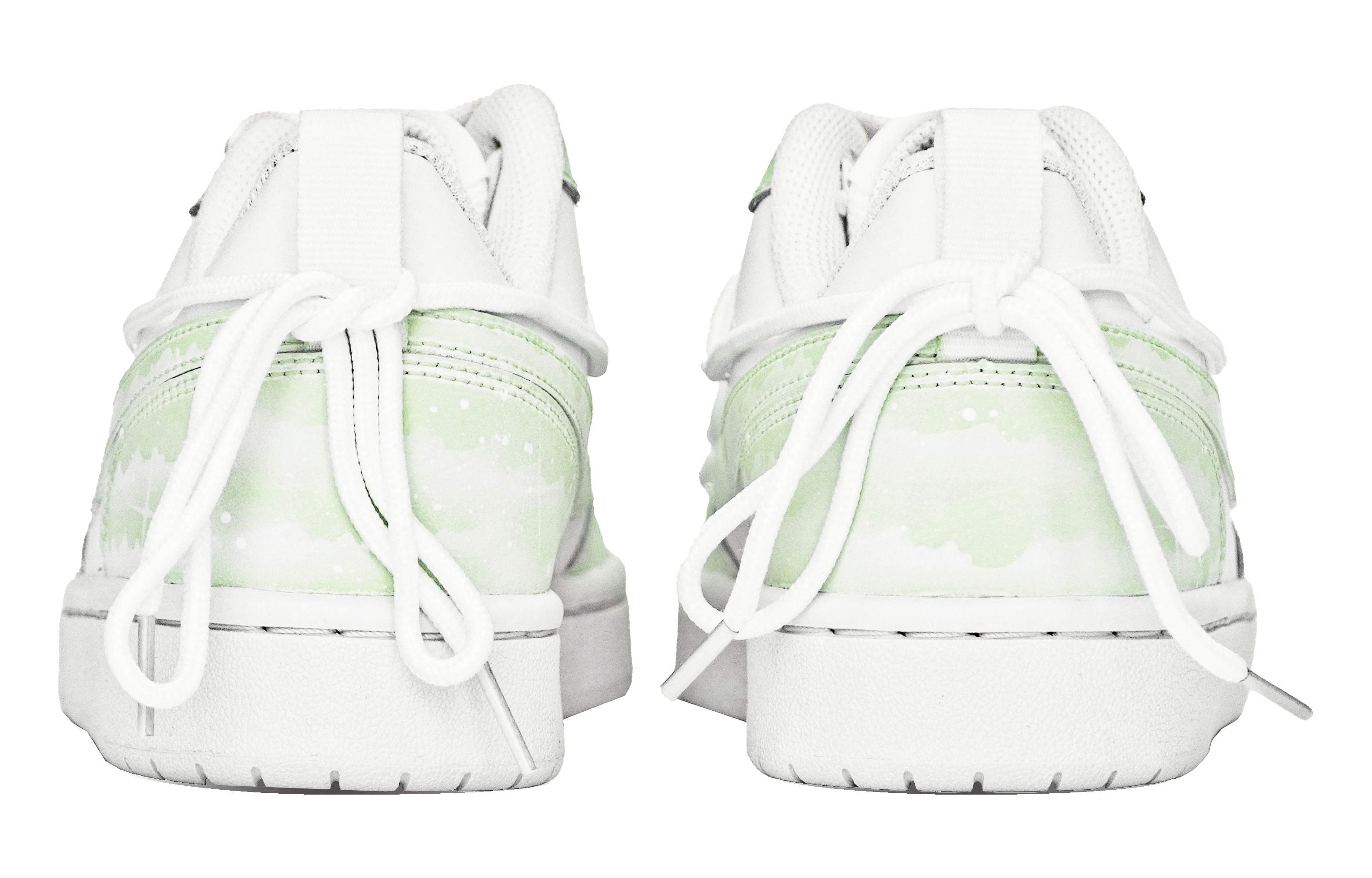 Purchase 【客製球鞋】Nike Court Borough ABLOODING 解構星空系列 綠色星空 星辰大海 抹茶奶綠 低筒 板鞋 GS 綠