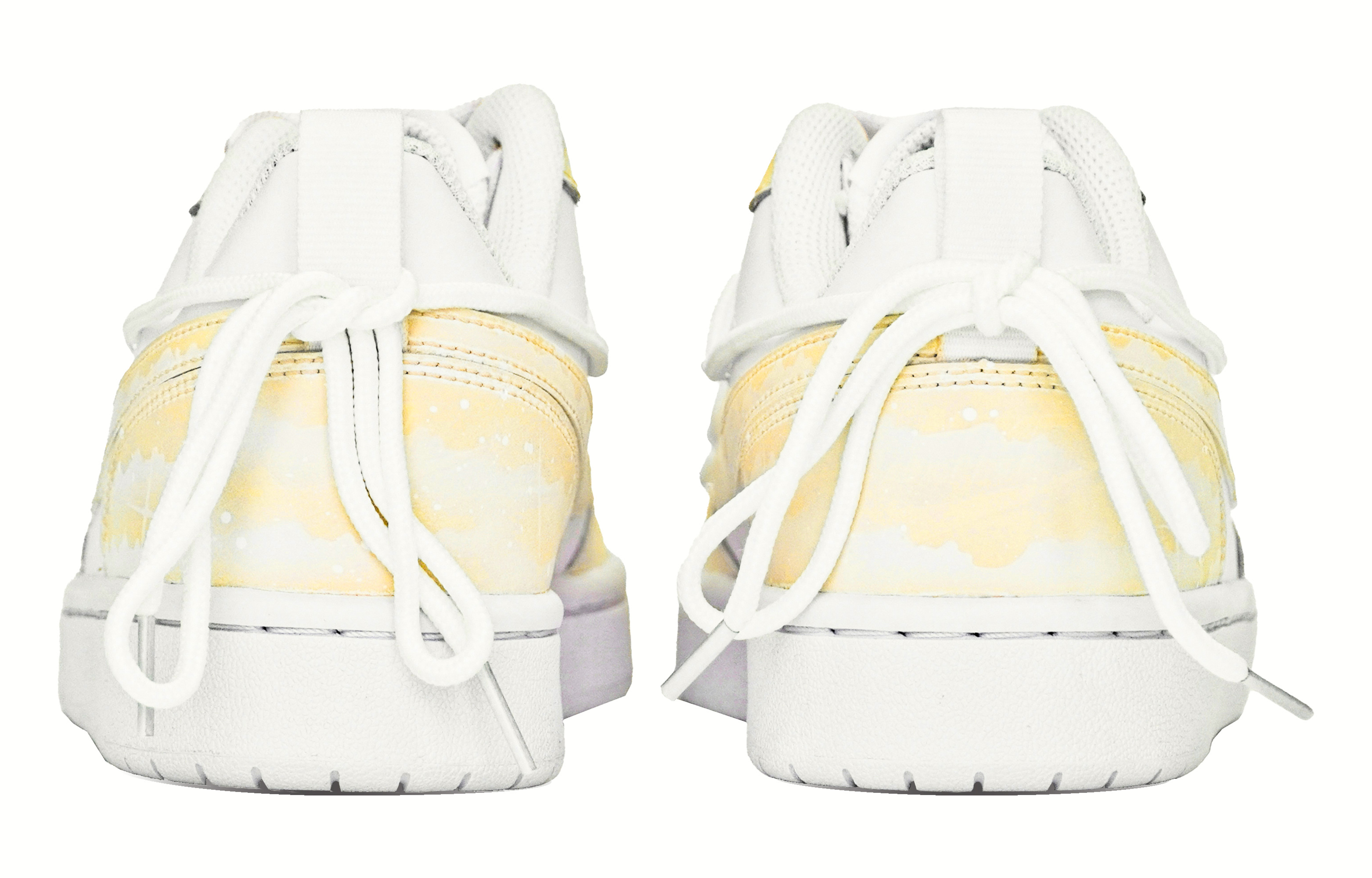 Purchase [Sneakers Custom] Nike ABLOODING x Court Borough Low 'Star Kuning - Karamel Pudding' BQ5448-100(Team14-解构黄星S-Box)