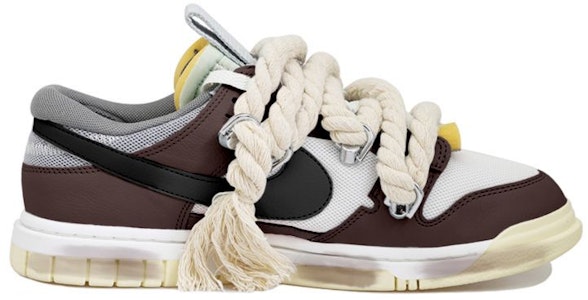 나이키 에어 덩크 점보 '블랙/화이트/그레이/브라운' (커스텀) DV0821-100(Team拾玖-字母面包鞋S-BOX) Order 나이키 에어 덩크 점보 '블랙/화이트/그레이/브라운' (커스텀) DV0821-100(Team拾玖-字母面包鞋S-BOX)