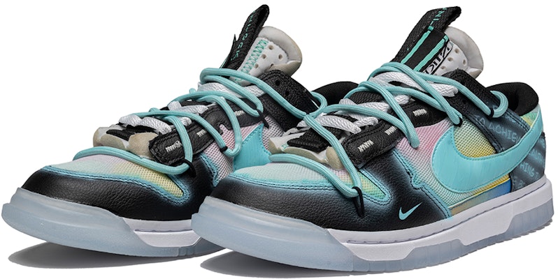 나이키 에어 덩크 잠보 '사이버펑크 블랙핑크 블루' (커스텀) FJ7067-114(TeamF-元宇宙风) Lookbook 나이키 에어 덩크 잠보 '사이버펑크 블랙핑크 블루' (커스텀) FJ7067-114(TeamF-元宇宙风)