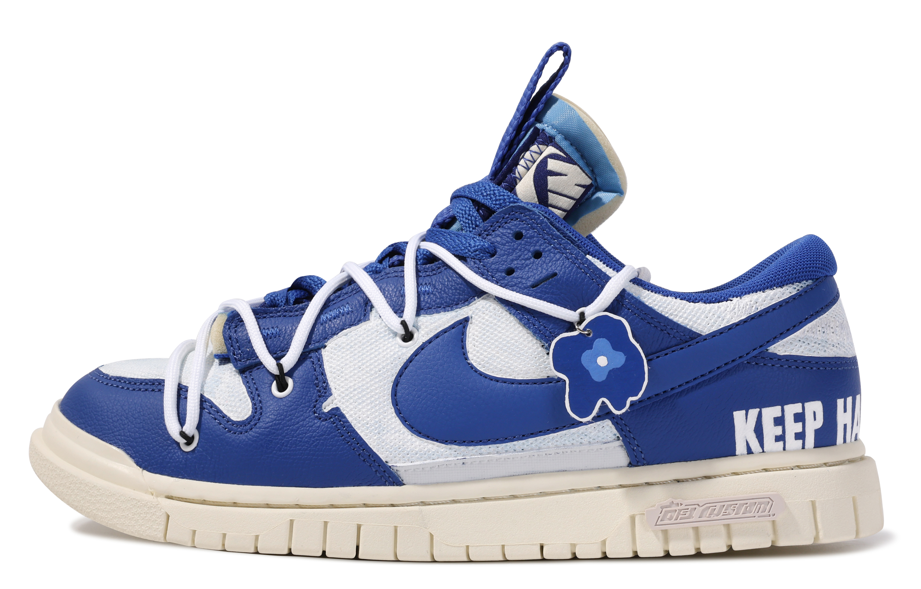 Buy [定制鞋款] 耐克 Air Dunk Jumbo '达芬奇蓝火焰玫瑰' DV0821-400(TeamM-蓝焰玫瑰-BOX)