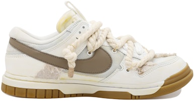 ナイキ エアダンク ジャンボ「ヘンプロープ デコンストラクトバイブ」カスタムシューズ DV0821-001(Team69-破坏麻布) Order ナイキ エアダンク ジャンボ「ヘンプロープ デコンストラクトバイブ」カスタムシューズ DV0821-001(Team69-破坏麻布)