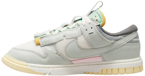 【定製球鞋】Nike Air Dunk Jumbo 莓刻 工業廢土 廢土風 復古 低幫 板鞋 男款 黑灰 Details for 【定製球鞋】Nike Air Dunk Jumbo 莓刻 工業廢土 廢土風 復古 低幫 板鞋 男款 黑灰