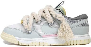 ナイキ エア ダンク ジャンボ "ライトシルバー" (カスタム) DV0821-100(Team拾玖-麻绳面包S-BOX) Buy ナイキ エア ダンク ジャンボ "ライトシルバー" (カスタム) DV0821-100(Team拾玖-麻绳面包S-BOX)