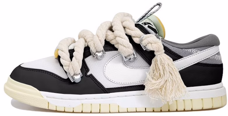 【訂製球鞋】 Nike Air Dunk Jumbo 粗麻繩 熊貓 低幫 板鞋 男款 黑白灰色 Buy 【訂製球鞋】 Nike Air Dunk Jumbo 粗麻繩 熊貓 低幫 板鞋 男款 黑白灰色