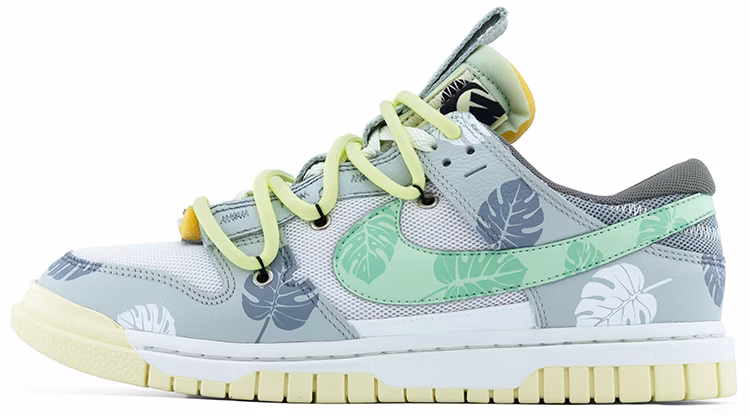 custom-shoes-nike-air-dunk-jumbo-summer-leaf