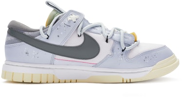 【定製球鞋】 Nike Air Dunk Jumbo Remastered 愚人節系列 解構灰 手繪噴繪 低筒 板鞋 男款 白灰 Order 【定製球鞋】 Nike Air Dunk Jumbo Remastered 愚人節系列 解構灰 手繪噴繪 低筒 板鞋 男款 白灰