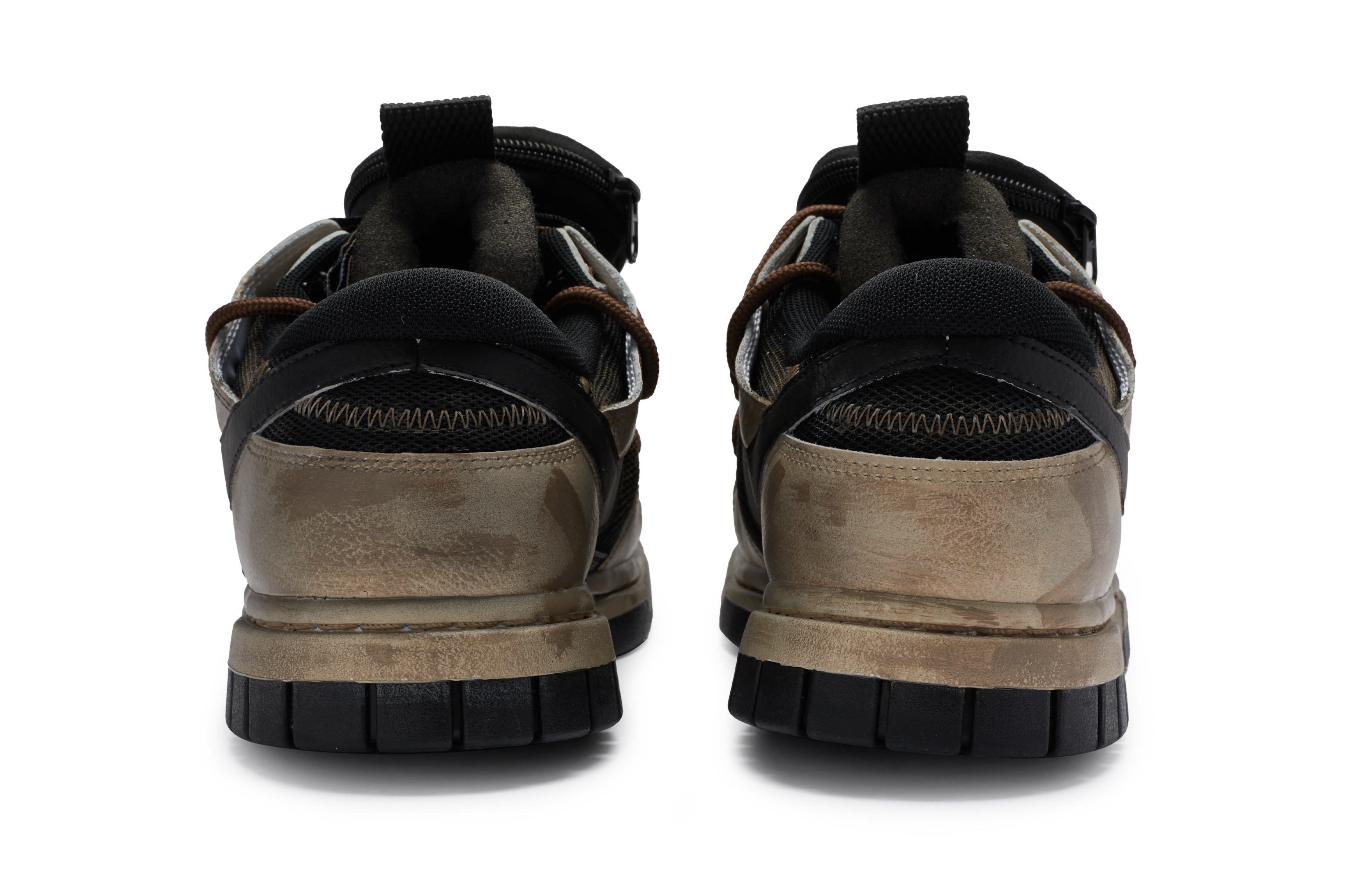 Purchase 【訂製籃球鞋】Nike Air Dunk Jumbo Remastered 811製造 戰損廢墟 低筒 板鞋 男款 黑棕