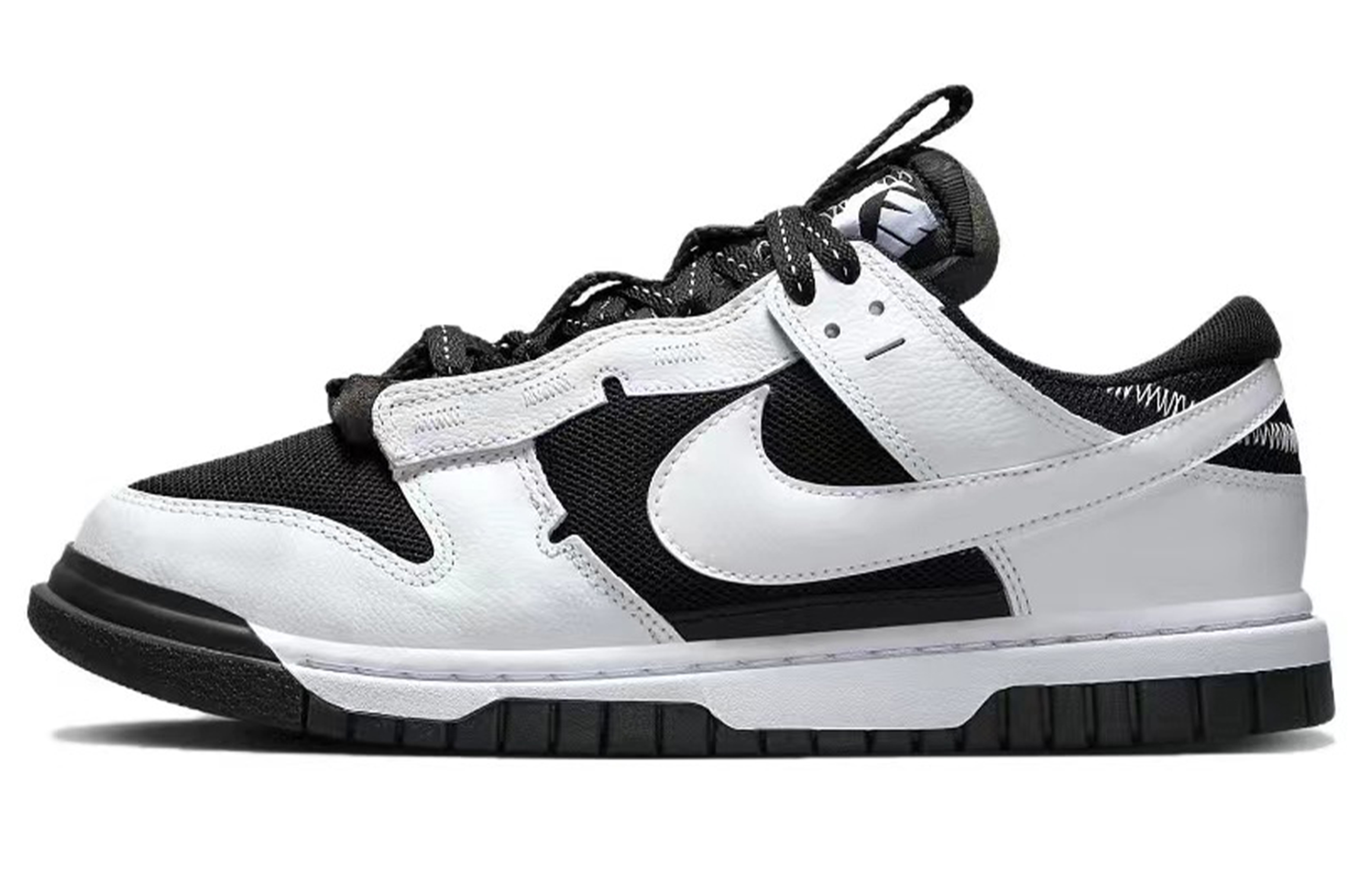 Details for 【訂製籃球鞋】Nike Air Dunk Jumbo Remastered 811製造 戰損廢墟 低筒 板鞋 男款 黑棕