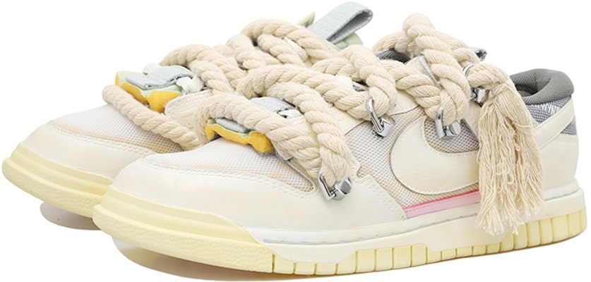 나이키 에어 덩크 점보 리마스터 '세일 로프' (커스텀) DV0821-100(Team拾玖-米白面包S-BOX) Lookbook 나이키 에어 덩크 점보 리마스터 '세일 로프' (커스텀) DV0821-100(Team拾玖-米白面包S-BOX)