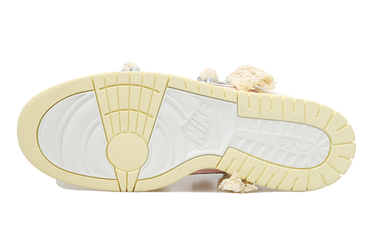 Purchase 【定制球鞋】 Nike Air Dunk Jumbo 重制款 粗麻繩 做舊 減震防滑耐磨 低筒 板鞋 男款 米白