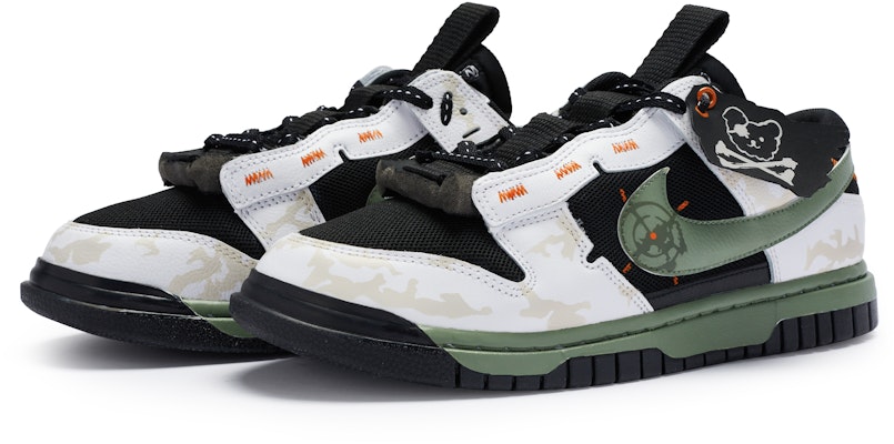 나이키 에어 덩크 점보 리마스터 '화이트 그린 블랙' (커스텀) DV0821-002(Team80-男款雪地狙击) Lookbook 나이키 에어 덩크 점보 리마스터 '화이트 그린 블랙' (커스텀) DV0821-002(Team80-男款雪地狙击)