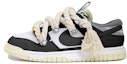 Buy 【定制球鞋】Nike Air Dunk Jumbo Dunk Low 粗麻繩 熊貓 防滑減震耐磨 低幫 板鞋 男款 黑白灰