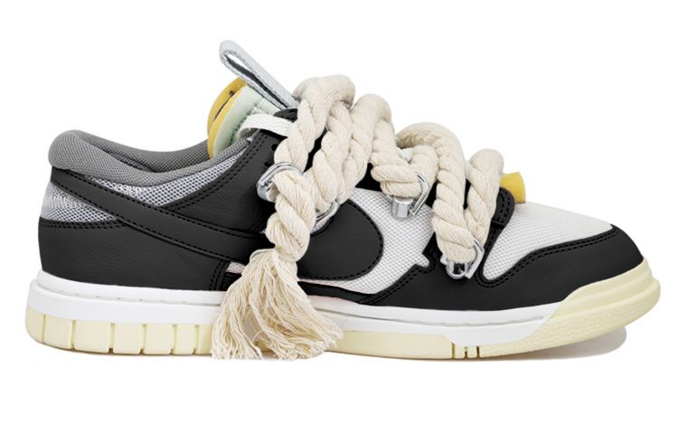 Order [Kasut Custom] Nike Air Dunk Low 'Jumbo Panda' DV0821-100(Team拾玖-黑灰面包S-BOX）