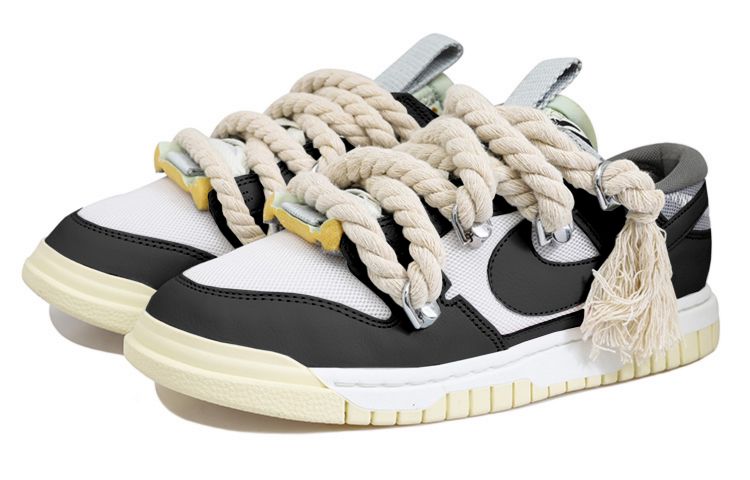 Lookbook [Kasut Custom] Nike Air Dunk Low 'Jumbo Panda' DV0821-100(Team拾玖-黑灰面包S-BOX）