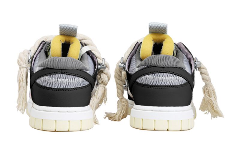 Shop [Kasut Custom] Nike Air Dunk Low 'Jumbo Panda' DV0821-100(Team拾玖-黑灰面包S-BOX）