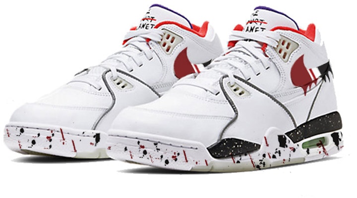 Zapatillas Nike Air Flight 89 'Glow Fluid Graffiti Blanco Rojo Negro' CW2616-101(Team56-流体泼墨) Lookbook Zapatillas Nike Air Flight 89 'Glow Fluid Graffiti Blanco Rojo Negro' CW2616-101(Team56-流体泼墨)