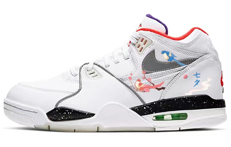 Buy [Zapatos Personalizados] Nike Air Flight 89 'Durazno Luminoso Blanco Láser' CW2616-101(Team56-比翼双飞)