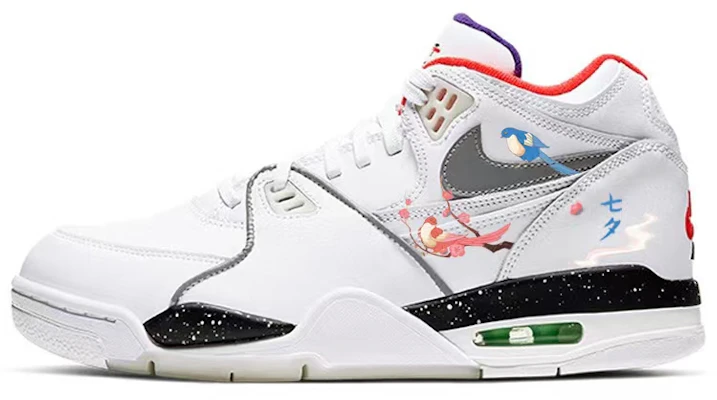 【客製球鞋】Nike Air Flight 89 夜光 桃之妖妖 齊飛 防滑耐磨 中筒 復古籃球鞋 男款 鐳射白 Buy 【客製球鞋】Nike Air Flight 89 夜光 桃之妖妖 齊飛 防滑耐磨 中筒 復古籃球鞋 男款 鐳射白