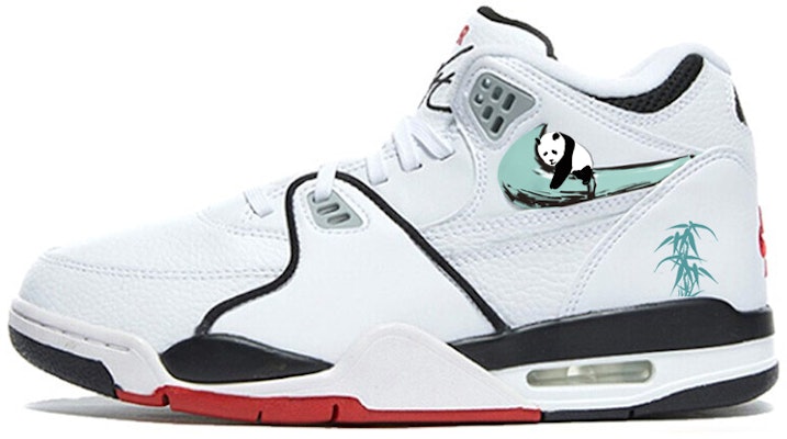 【定製球鞋】Nike Air Flight 89 新中式 熊貓抱竹 潮流配搭 防滑耐磨 高筒 復古籃球鞋 男女同款 白黑紅 Buy 【定製球鞋】Nike Air Flight 89 新中式 熊貓抱竹 潮流配搭 防滑耐磨 高筒 復古籃球鞋 男女同款 白黑紅