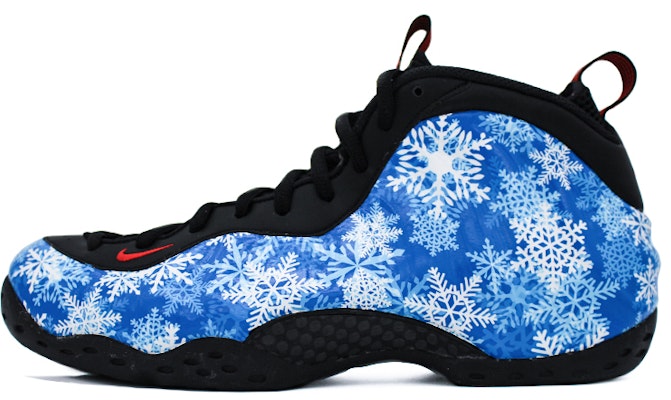 【定製球鞋】Nike Foamposite One Air 雪花噴泡 中幫 復古籃球鞋 男款 藍白色 Buy 【定製球鞋】Nike Foamposite One Air 雪花噴泡 中幫 復古籃球鞋 男款 藍白色